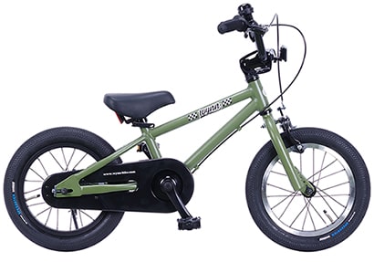 キックバイクの次に乗る子供用自転車 Wynn 14inch Bike Army Green x Black